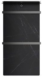 Полотенцесушитель электрический Wonzon&Woghand Stuttgart WW-A504-GM 42x80, черный мрамор