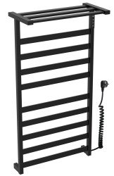 Полотенцесушитель электрический Wonzon&Woghand Frankfurt WW-1029-MB 48x90, черный матовый