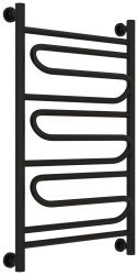 Полотенцесушитель водяной Сунержа Элегия+ 50x80, черный матовый