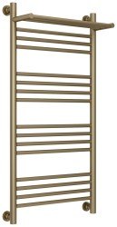 Полотенцесушитель водяной Сунержа Богема+ с полкой 50x100, золотой шелк