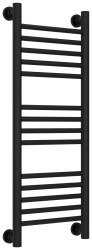 Полотенцесушитель водяной Сунержа Богема+ прямая 30x80, черный матовый