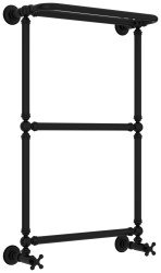 Полотенцесушитель водяной Сунержа Ренессанс 1385 50x86, черный матовый