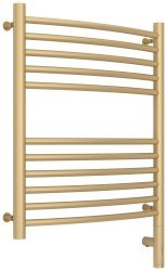 Полотенцесушитель электрический Сунержа Богема 3.0 R выгнутая 50x60, шампань матовая