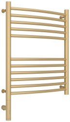 Полотенцесушитель электрический Сунержа Богема 3.0 L выгнутая 50x60, шампань матовая