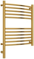 Полотенцесушитель электрический Сунержа Богема 3.0 L выгнутая 50x60, золото