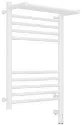 Полотенцесушитель электрический Сунержа Богема 3.0 R с полкой 40x60, белый матовый