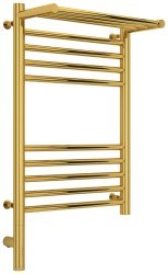 Полотенцесушитель электрический Сунержа Богема 3.0 L с полкой 40x60, золото