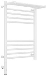 Полотенцесушитель электрический Сунержа Богема 3.0 L с полкой 40x60, белый