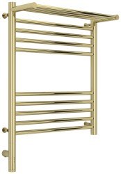 Полотенцесушитель электрический Сунержа Богема 3.0 L с полкой 50x60, шампань