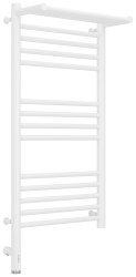 Полотенцесушитель электрический Сунержа Богема 3.0 L с полкой 40x80, белый матовый