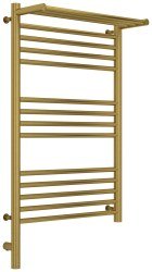 Полотенцесушитель электрический Сунержа Богема 3.0 L с полкой 50x80, латунь