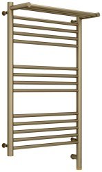 Полотенцесушитель электрический Сунержа Богема 3.0 R с полкой 50x80, золотой шелк