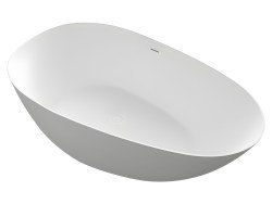 Ванна UNI-FLOW Ova FS302-1700 Matt White 170x85 из искусственного камня