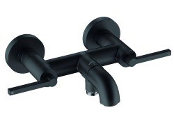 Смеситель для ванны Kludi Nova Fonte Puristic 205403915, черный матовый