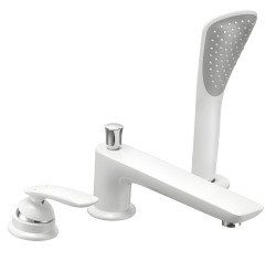 Смеситель для ванны Kludi Balance 524479175, белый матовый