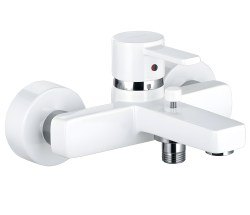 Смеситель для ванны Kludi Zenta 386709175, белый матовый