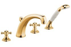 Смеситель для ванны Kludi Adlon 51524452, золото