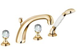 Смеситель для ванны Kludi Adlon 5152445G4, золото
