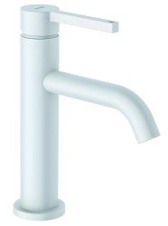 Смеситель для раковины Kludi Nova Fonte Pura 202885315 с донным клапаном, белый матовый