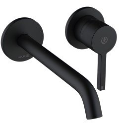 Смеситель для раковины Kludi Nova Fonte Pura 202453915 встраиваемый, черный матовый