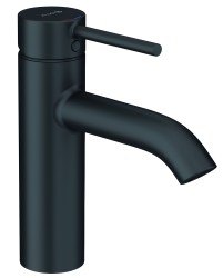 Смеситель для раковины Kludi Bozz 382883976 с донным клапаном, черный матовый