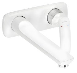 Смеситель для раковины Kludi Balance 522479175 встраиваемый, белый матовый