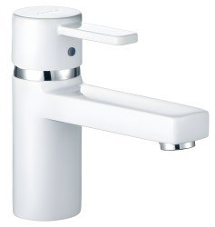 Смеситель для раковины Kludi Zenta 382519175, белый матовый