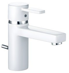 Смеситель для раковины Kludi Zenta 382609175, белый матовый