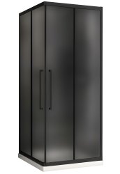 Душевой уголок Abber Schwarzer Diamant AG02100BMH 100x100, профиль черный