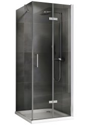 Душевой уголок Abber Zart AG08070P-S71 70x70, профиль хром
