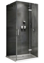 Душевой уголок Abber Zart AG08100-S101 100x100, профиль хром