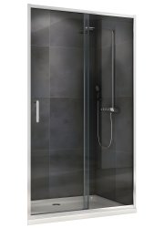 Душевая дверь Abber Schwarzer Diamant AG301205 120x190, профиль хром