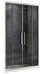 Душевая дверь Abber Schwarzer Diamant AG33160H 160x195, профиль хром