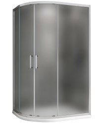 Душевой уголок Abber Schwarzer Diamant AG01118M 110x80, профиль хром