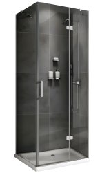 Душевой уголок Abber Zart AG08090-S71 90x70, профиль хром