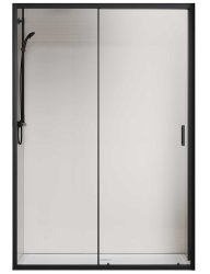 Душевая дверь Vincea City VDS-5CT120CLB 120x195, профиль черный