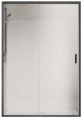 Душевая дверь Vincea City VDS-5CT110CLGM 110x195, профиль вороненая сталь