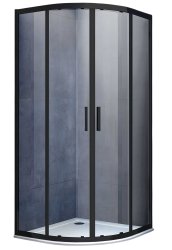 Душевой уголок Vincea Alpha VSQ-3AL900CLB 90x90, профиль черный