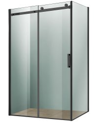 Душевой уголок Vincea Como VSR-1C9013CLB 130x90, профиль черный