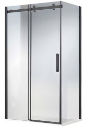 Душевой уголок Vincea Como-N VSR-4CN8014CLB 140x80, профиль черный
