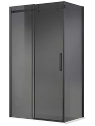 Душевой уголок Vincea Como-N VSR-4CN9014CGB 140x90, профиль черный