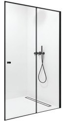 Душевая дверь Wasserkraft Dill 61S12 100x200, профиль черный