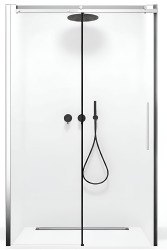Душевая дверь Wasserkraft Dinkel 58R30 130x200, профиль хром