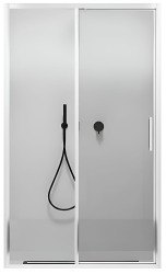 Душевая дверь Wasserkraft Lopau 32S05L 120x200, профиль хром