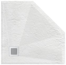 Душевой поддон Vincea VST-4SP1010W 100x100 из искусственного камня, белый матовый