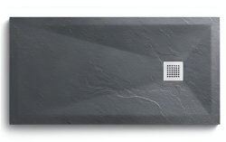 Душевой поддон Vincea VST-4SR9013A 130x90 из искусственного камня, антрацит