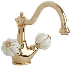 Смеситель для раковины Migliore Olivia 19032, золото