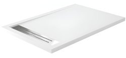 Душевой поддон WasserKraft Mindel 85T35 140x80 из искусственного камня, белый