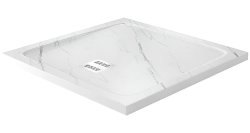 Душевой поддон WasserKraft Rhin 44T03 90x90 из искусственного камня, белый