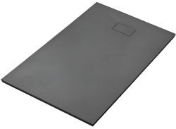 Душевой поддон WasserKraft Elbe 74T06 120x80 стеклопластик, черный